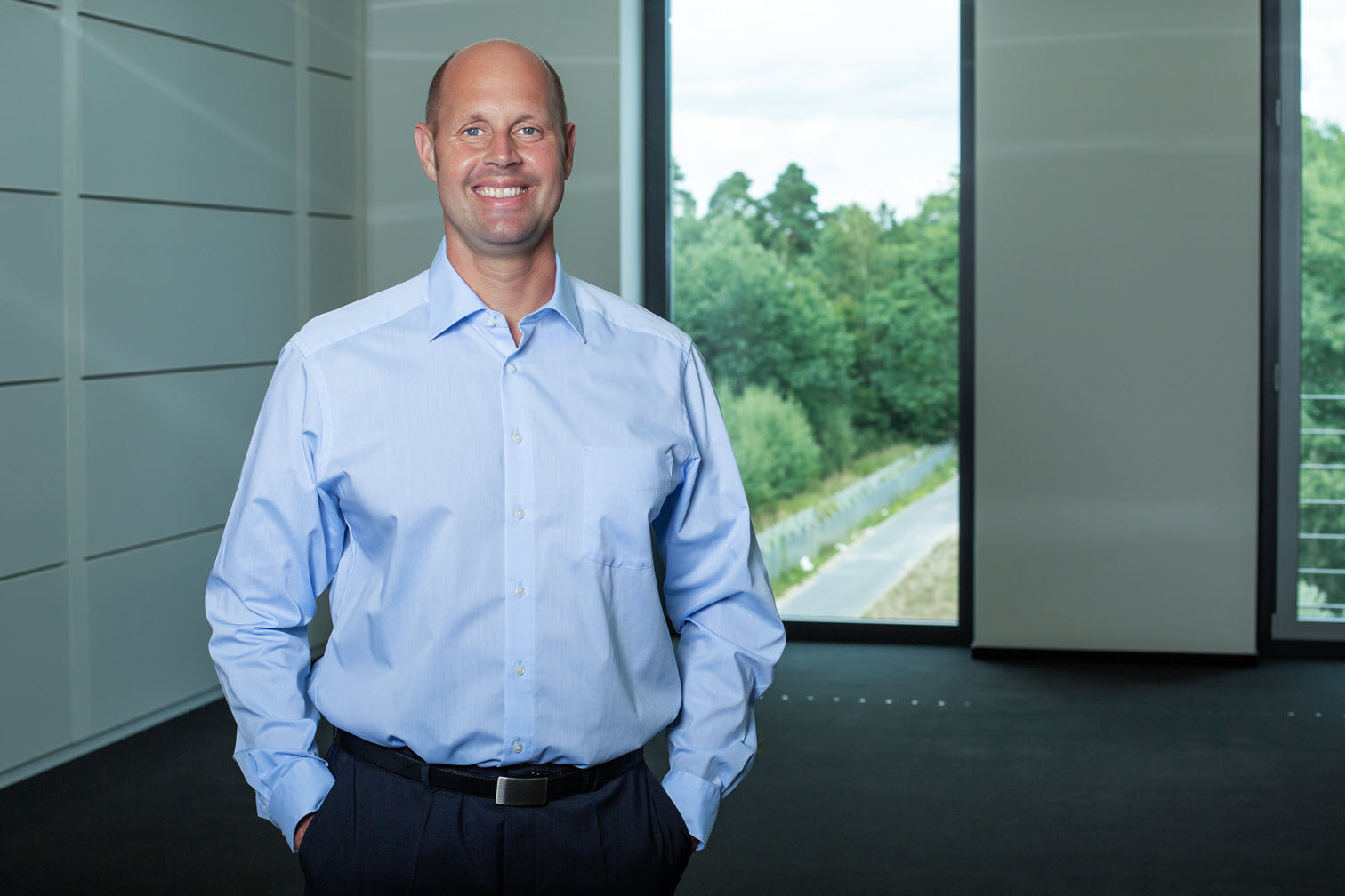 Holger Seybold, owner of BetterDry, smiling.