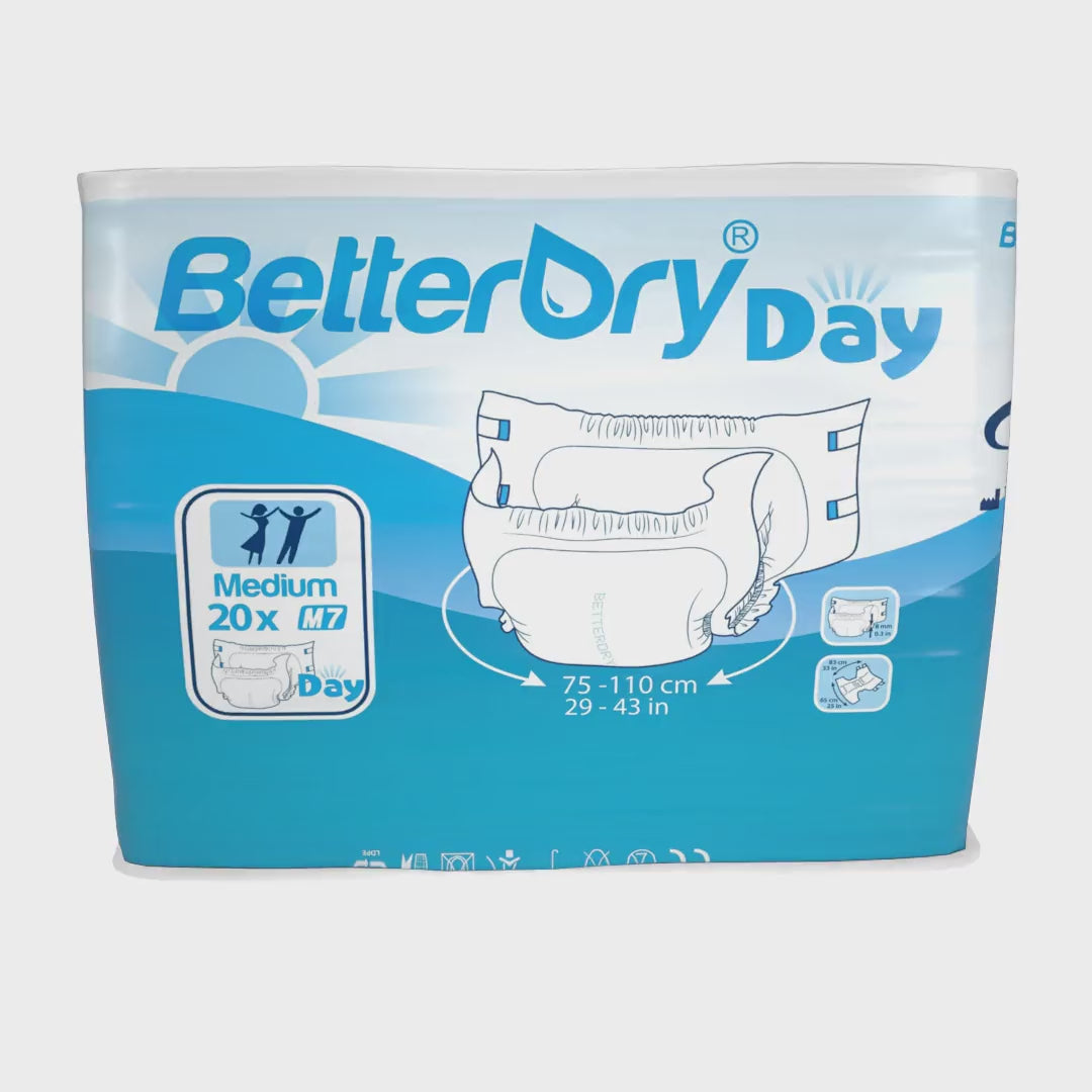 BetterDry 7 Day polybag anymation
