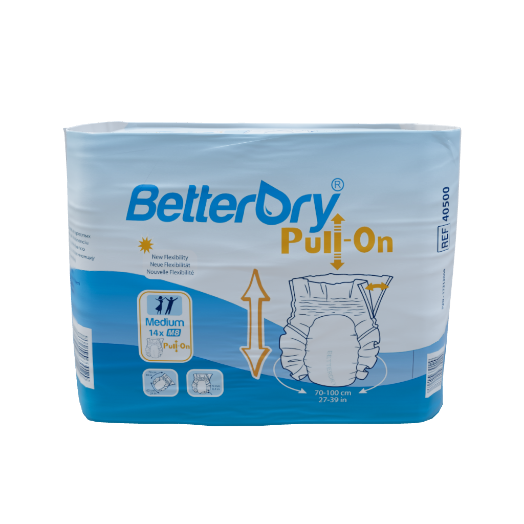 BetterDry 8 Pull-On adult diaper polybag 3D model