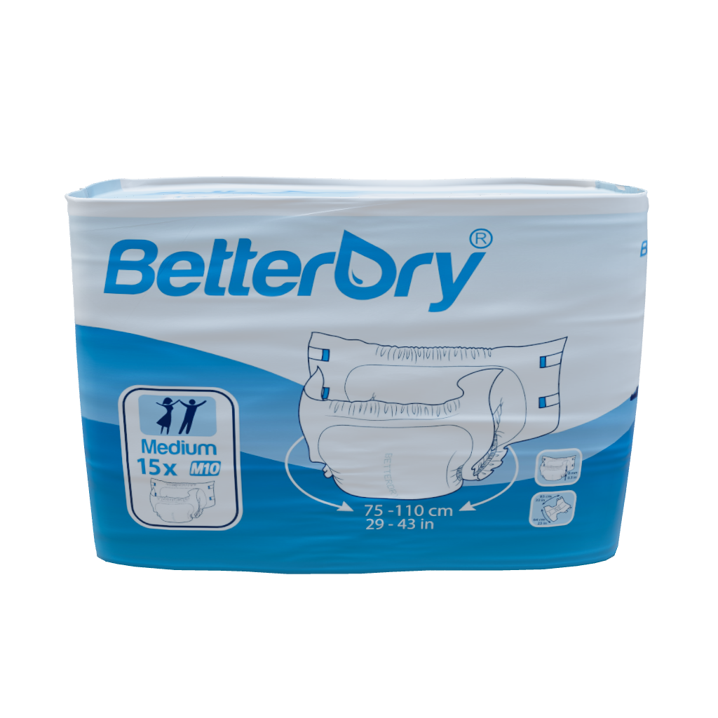 BetterDry 10 adult diaper polybag 3D model